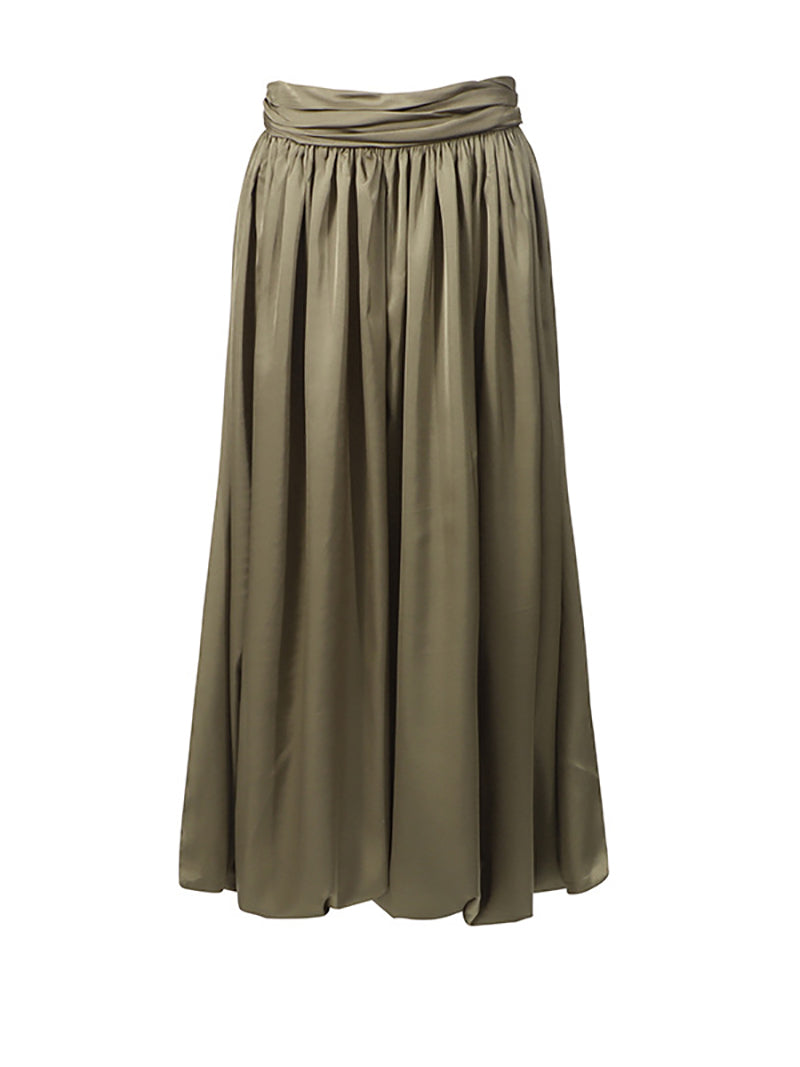 Casual High Waist Pleated Baggy Pants
