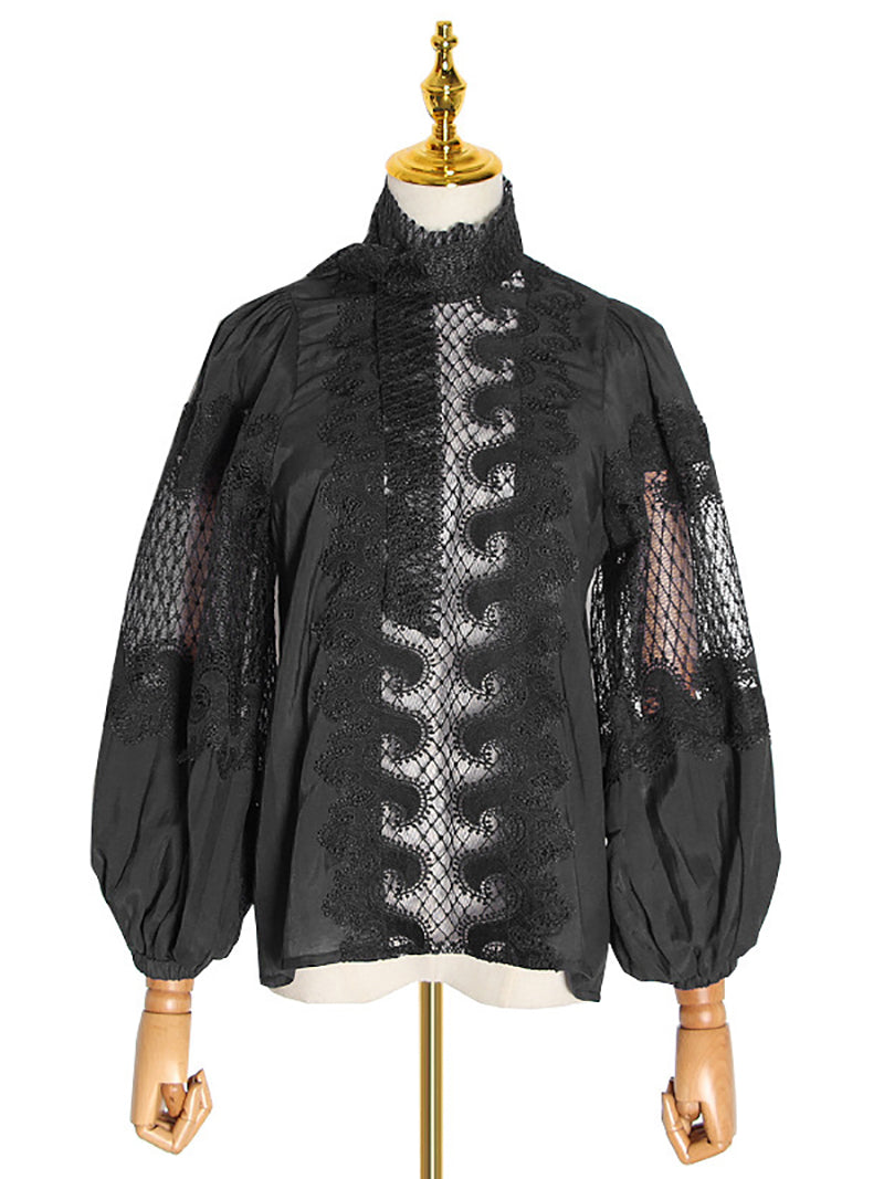 Embellished Lace Detailed Blouse