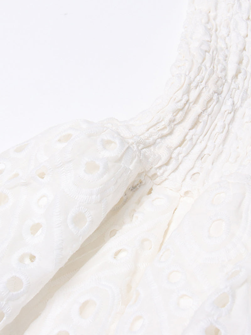 Layered Hem Sexy Strapless Dress