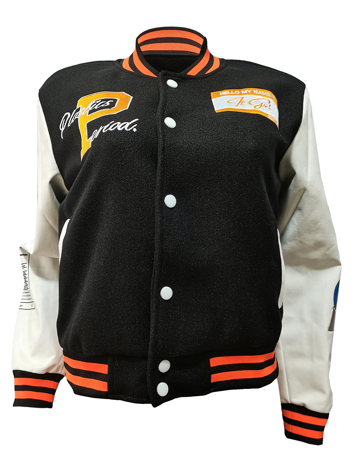 Print Embroidery Baseball Jacket Coat