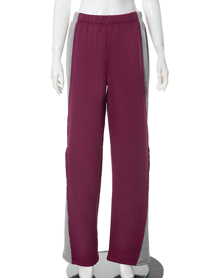 Loose Elastic Waist Casual Sweatpants