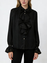 Casual Ruffle Shirt
