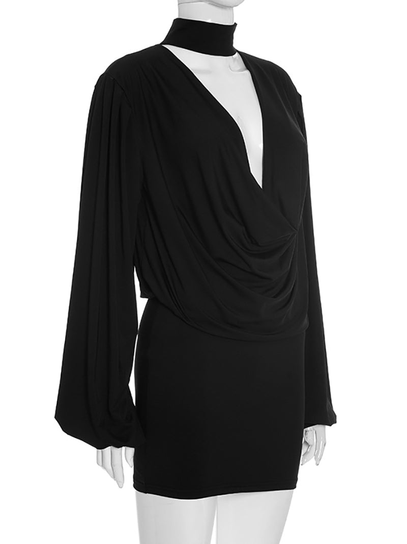 Sexy Hollow Out Tops Package Hip Skirt Sets