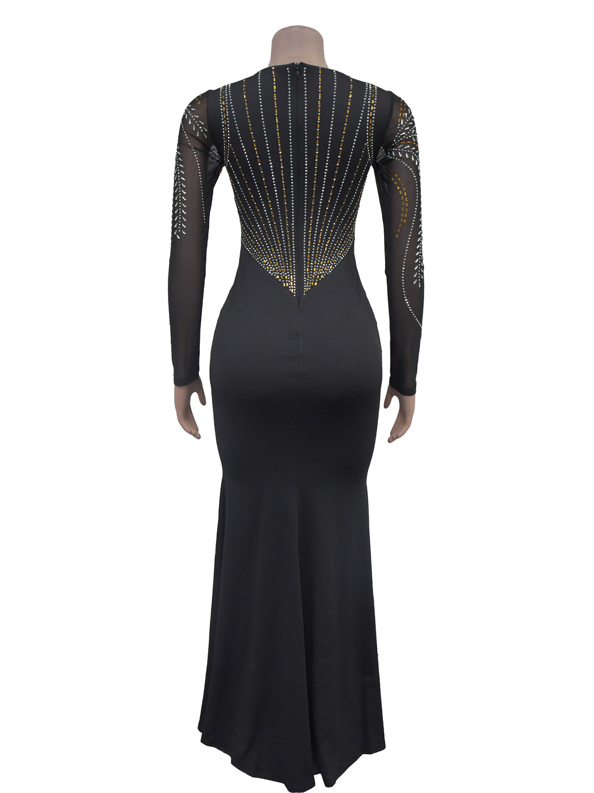Sexy Rhinestones Slim Fit Party Club Dress