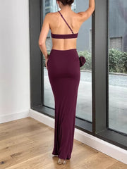 Sexy Cutout Nightclub Maxi Dress