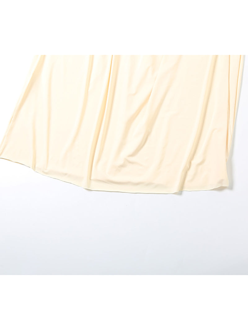 Elegant Skew Collar Cinched Waist Slim Maxi Dress