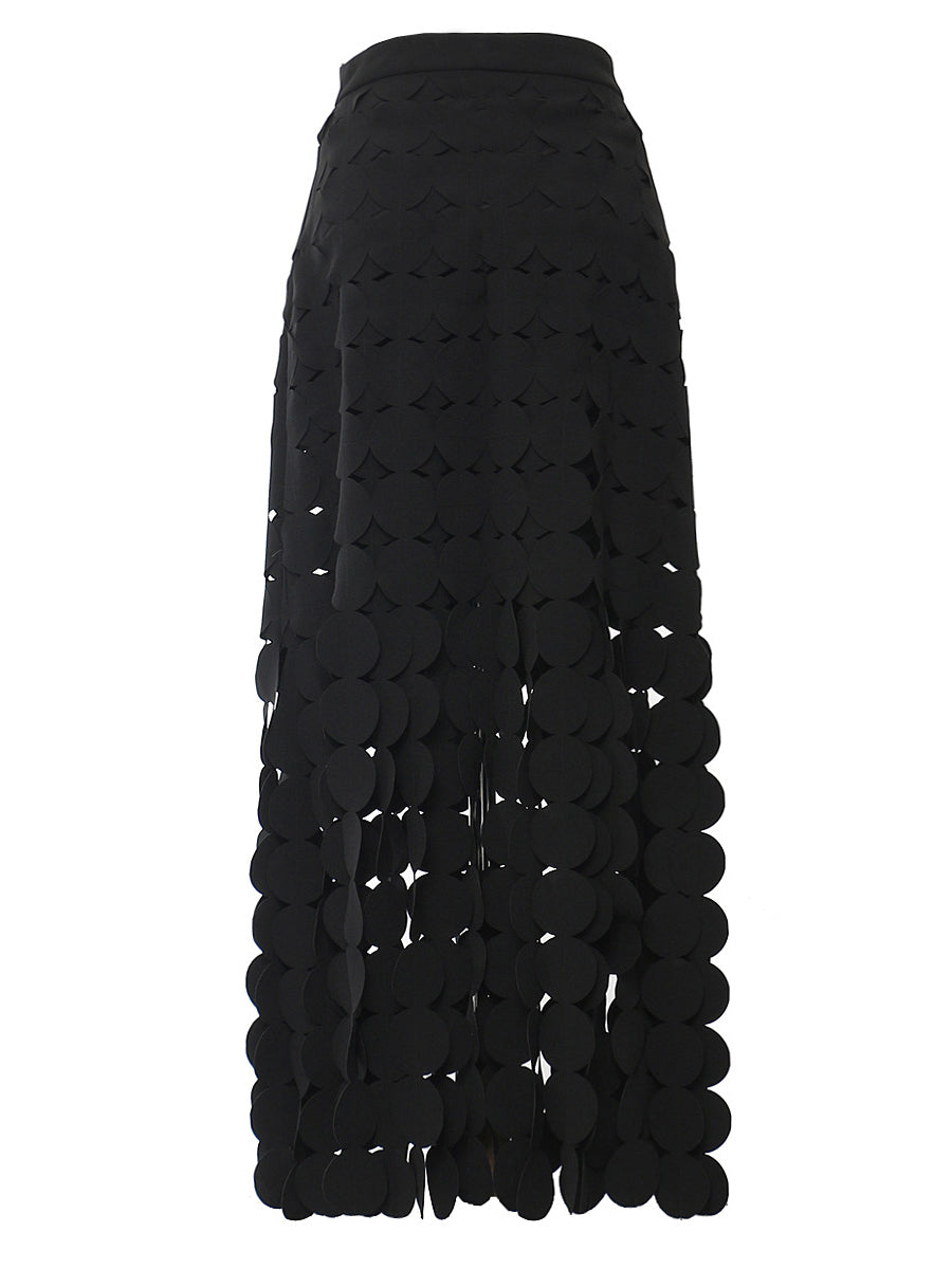 Fashion Cutout Detail Maxi Skirt