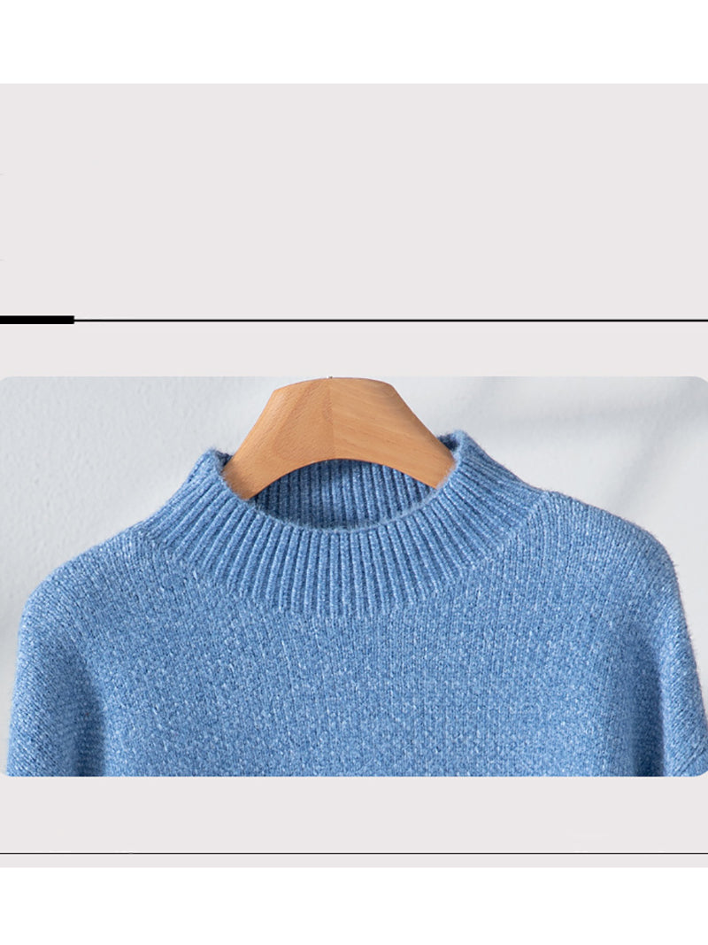 Crew Neck Casual Regular Fit Color Block Sweater