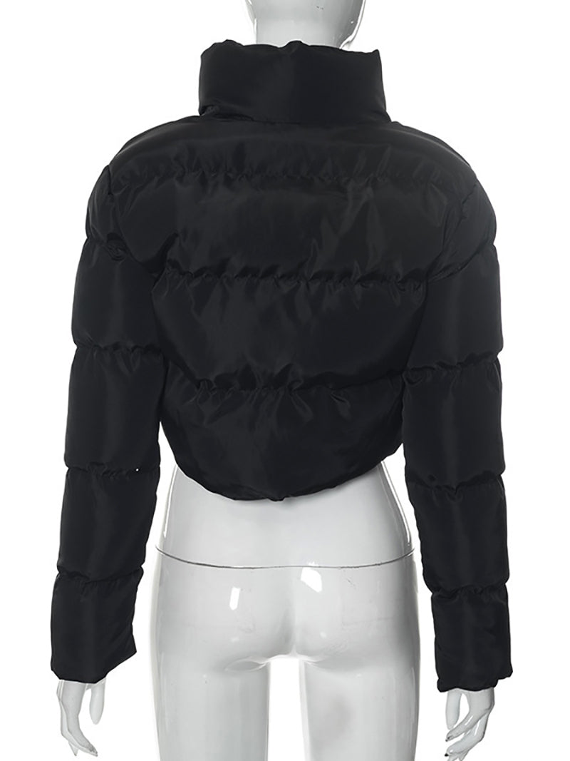 Fashion Cropped  Padded Jacket Coat