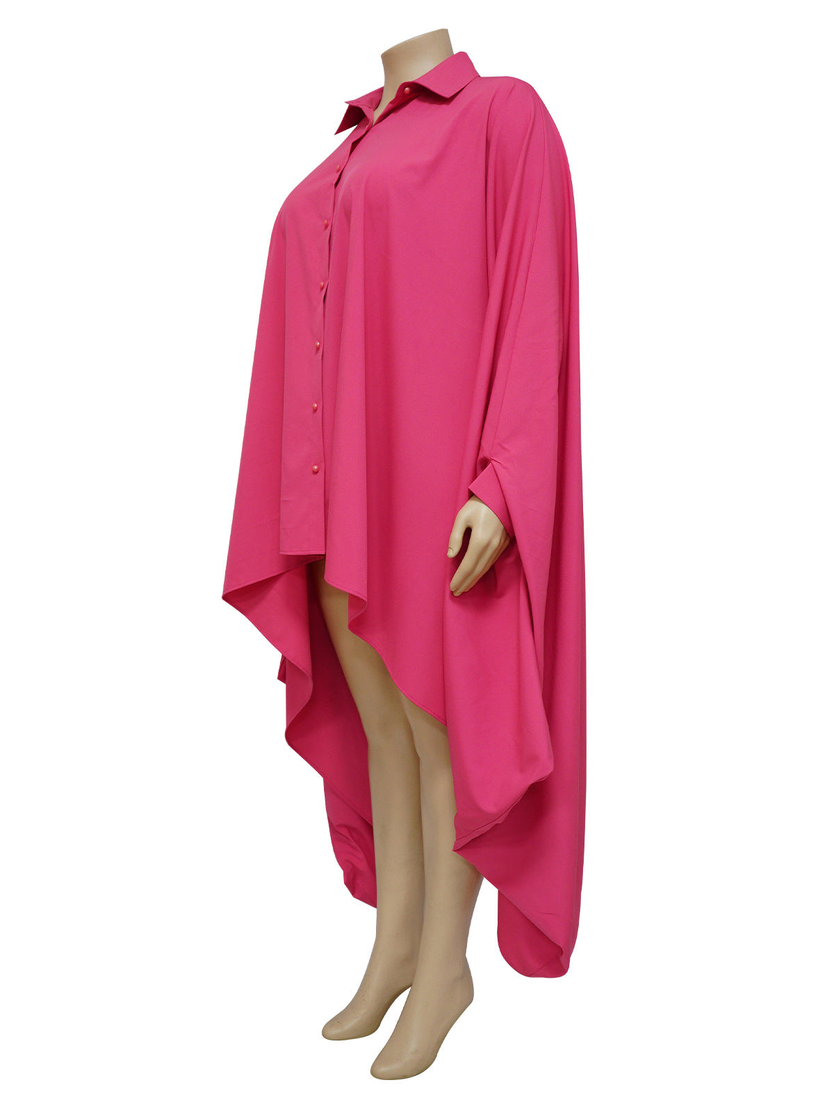 Fashion Loose Batwing Sleeve Smock Dress