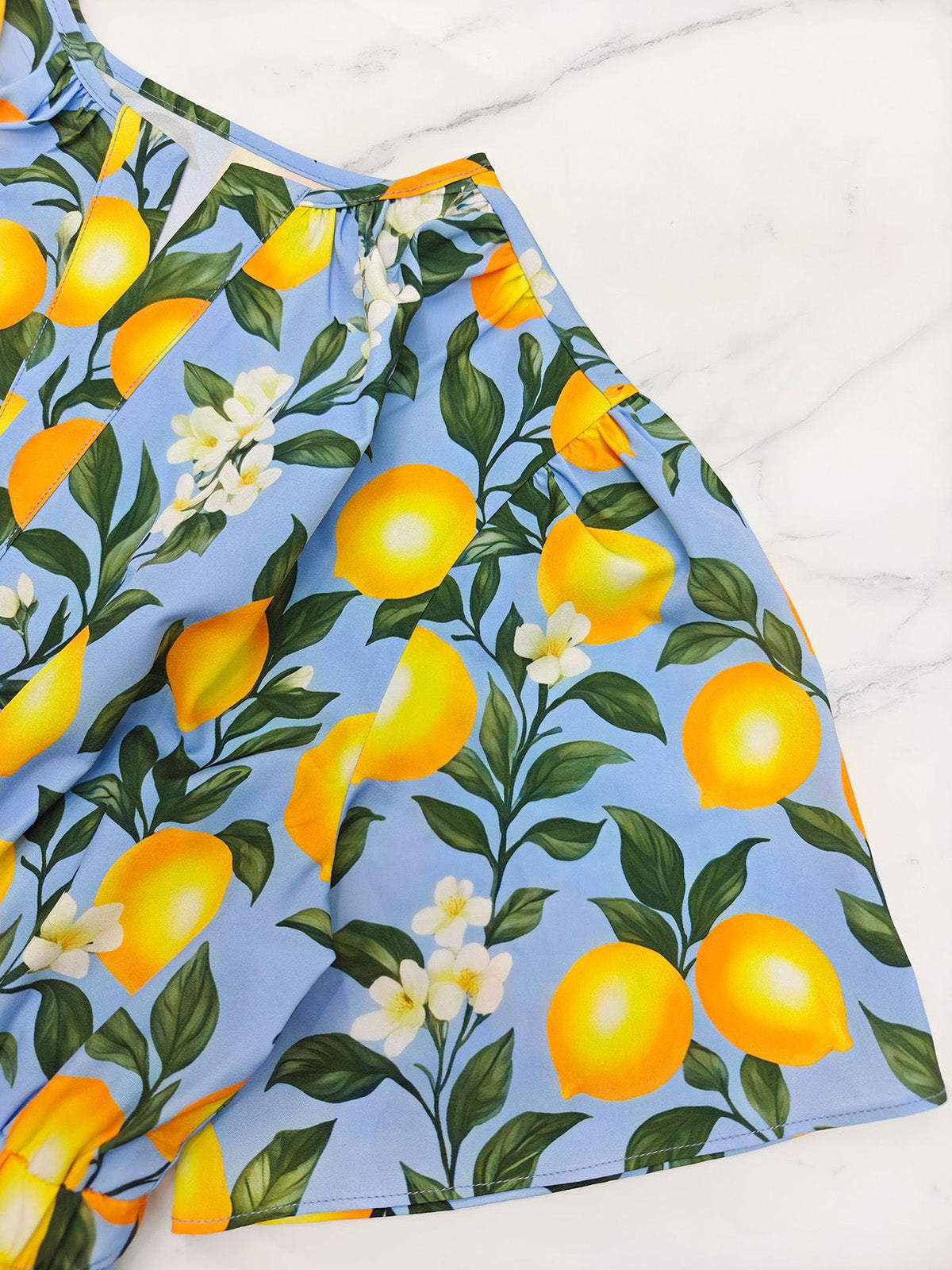 Casual V Neck Floral Print Cinched Waist Maxi Dress