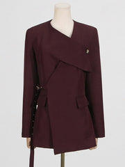 Deconstructed Asymmetric Blazer-boutique