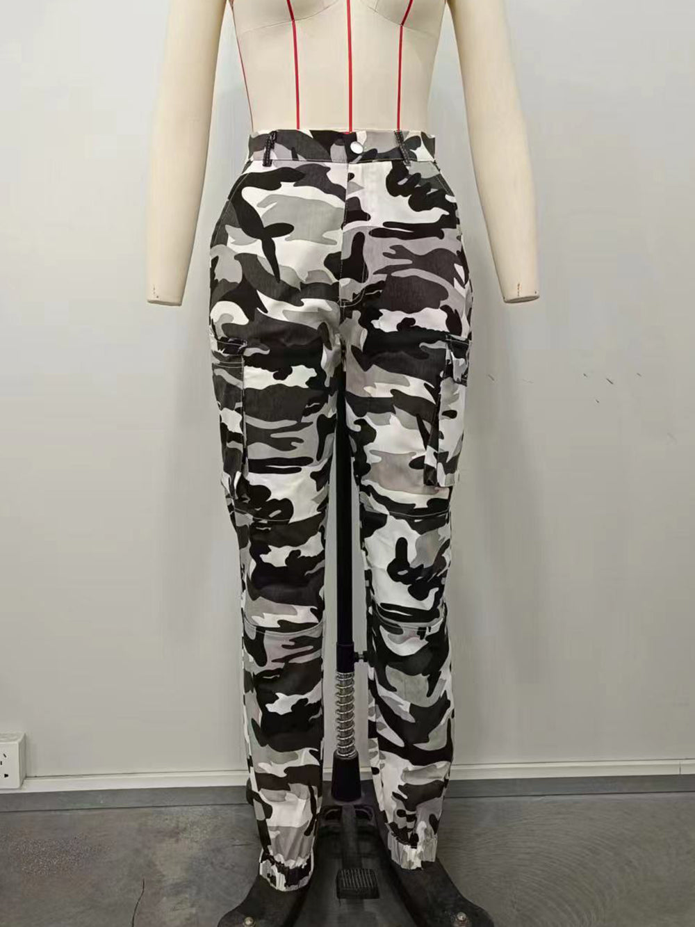 Camouflage Cargo Pants Casual Trousers