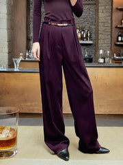 Fashion High Waist Straight Suit Pants