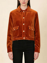 Casual Velvet Long Sleeve Jacket