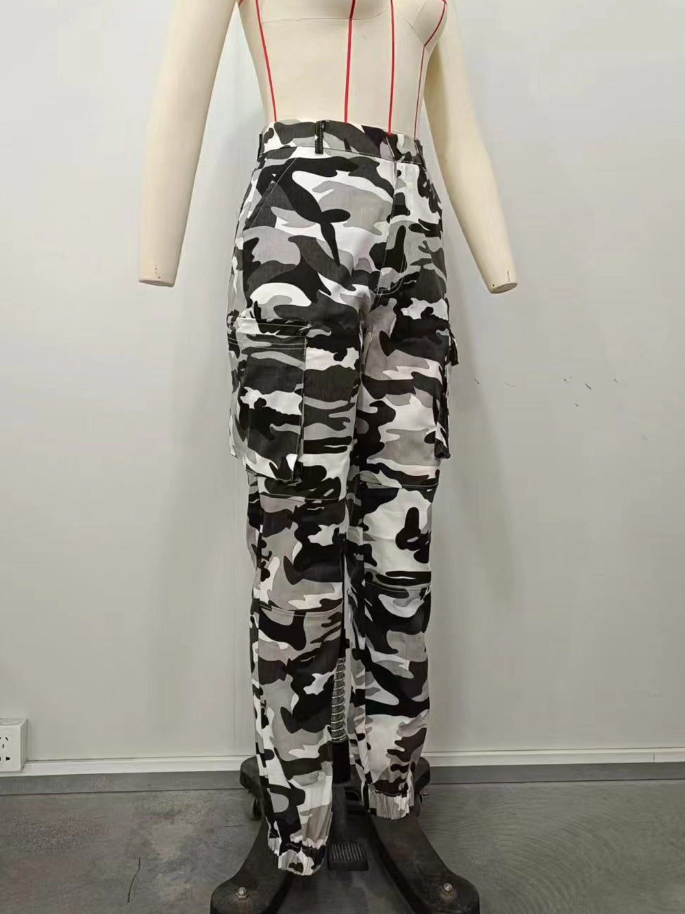 Camouflage Cargo Pants Casual Trousers