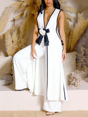 Newest Day-to-Night Monochrome Camellia Pants Set