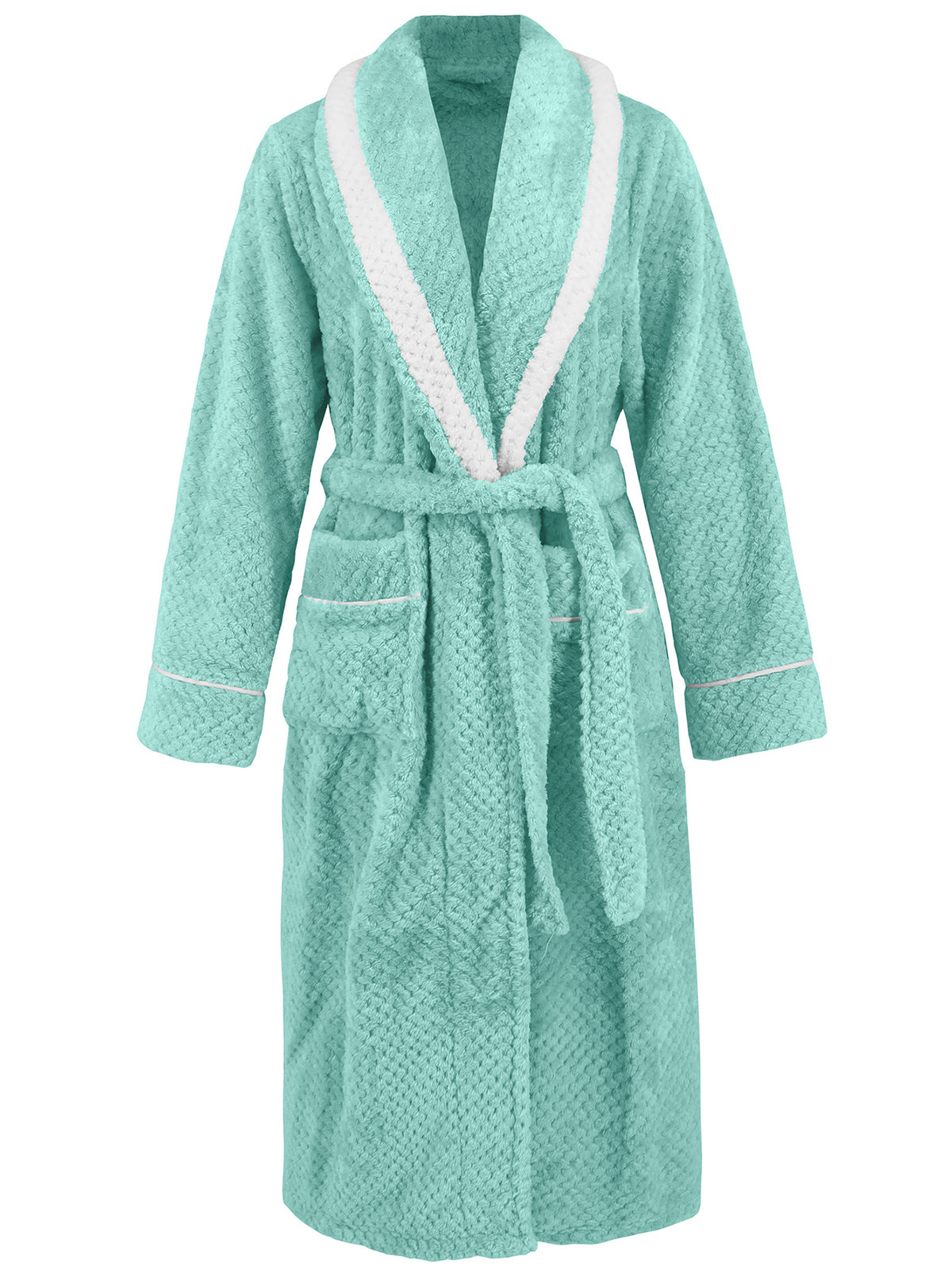 Lengthened Bathrobe Splicing Home Clothes Robe