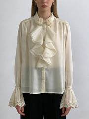 Casual Ruffle Shirt