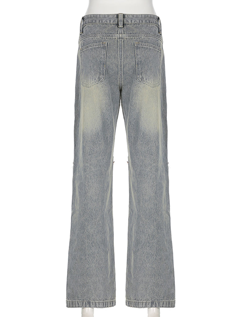 All Too Well Tinted Wide Leg Jeans