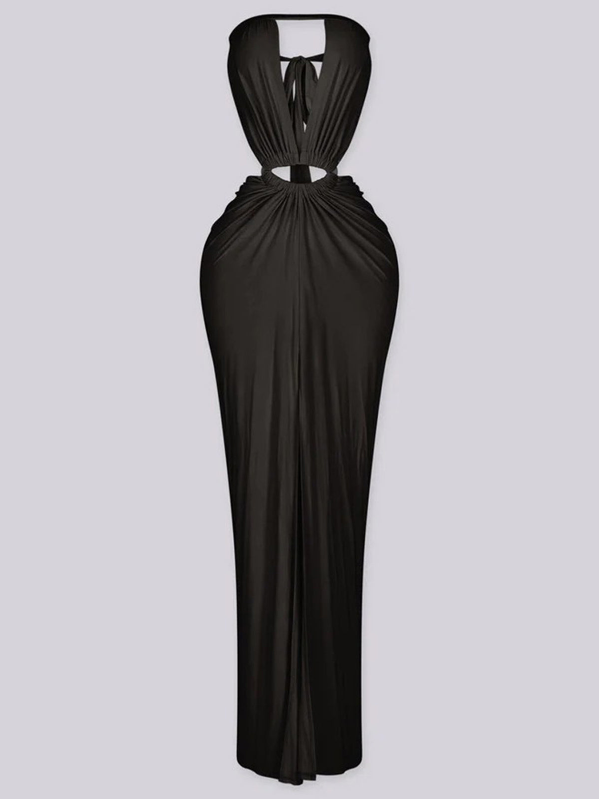 Sexy Backless Lace-up Hollow Out Slim Strapless Dress