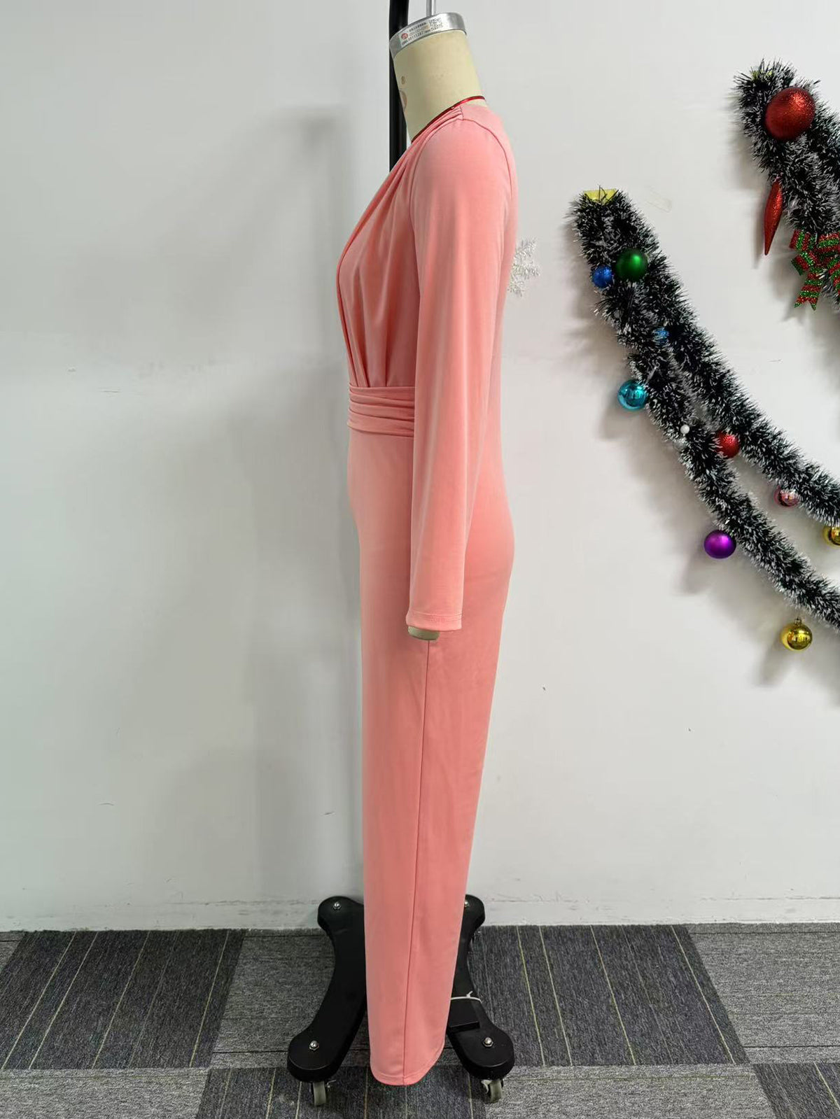 Elegant Cutout Slim Waist Wide Leg Jumpsuit