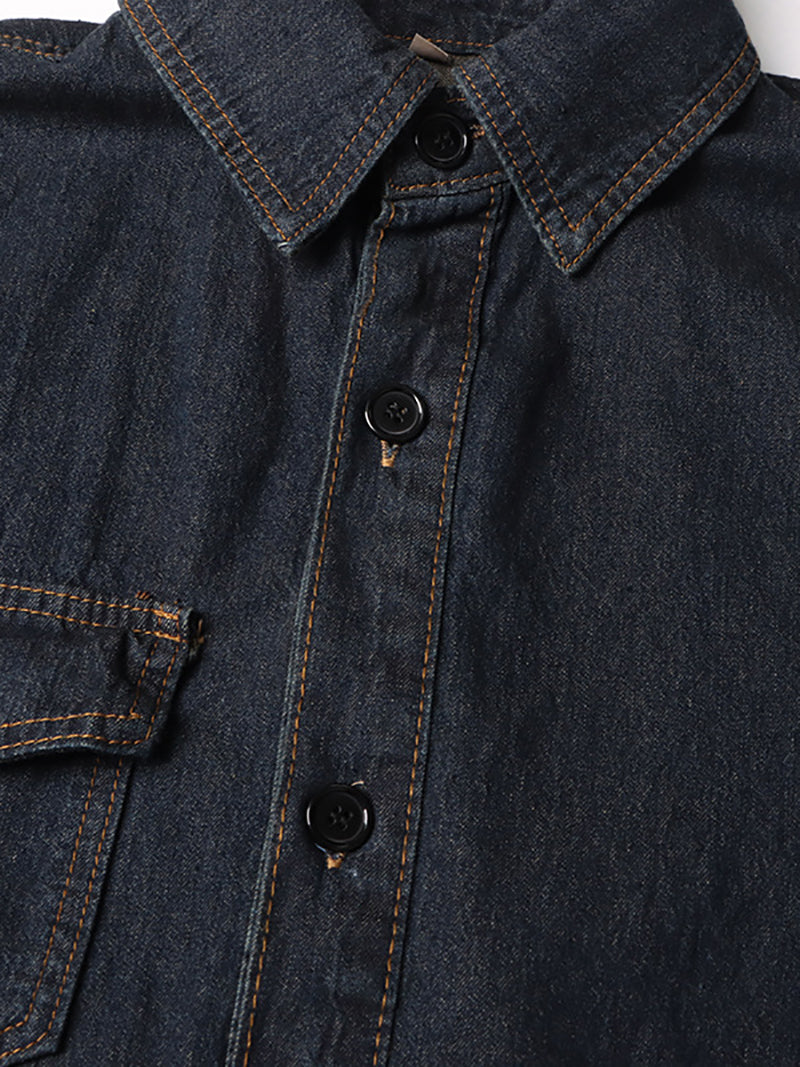 Fashion Irregular Button Cozy Denim Jacket