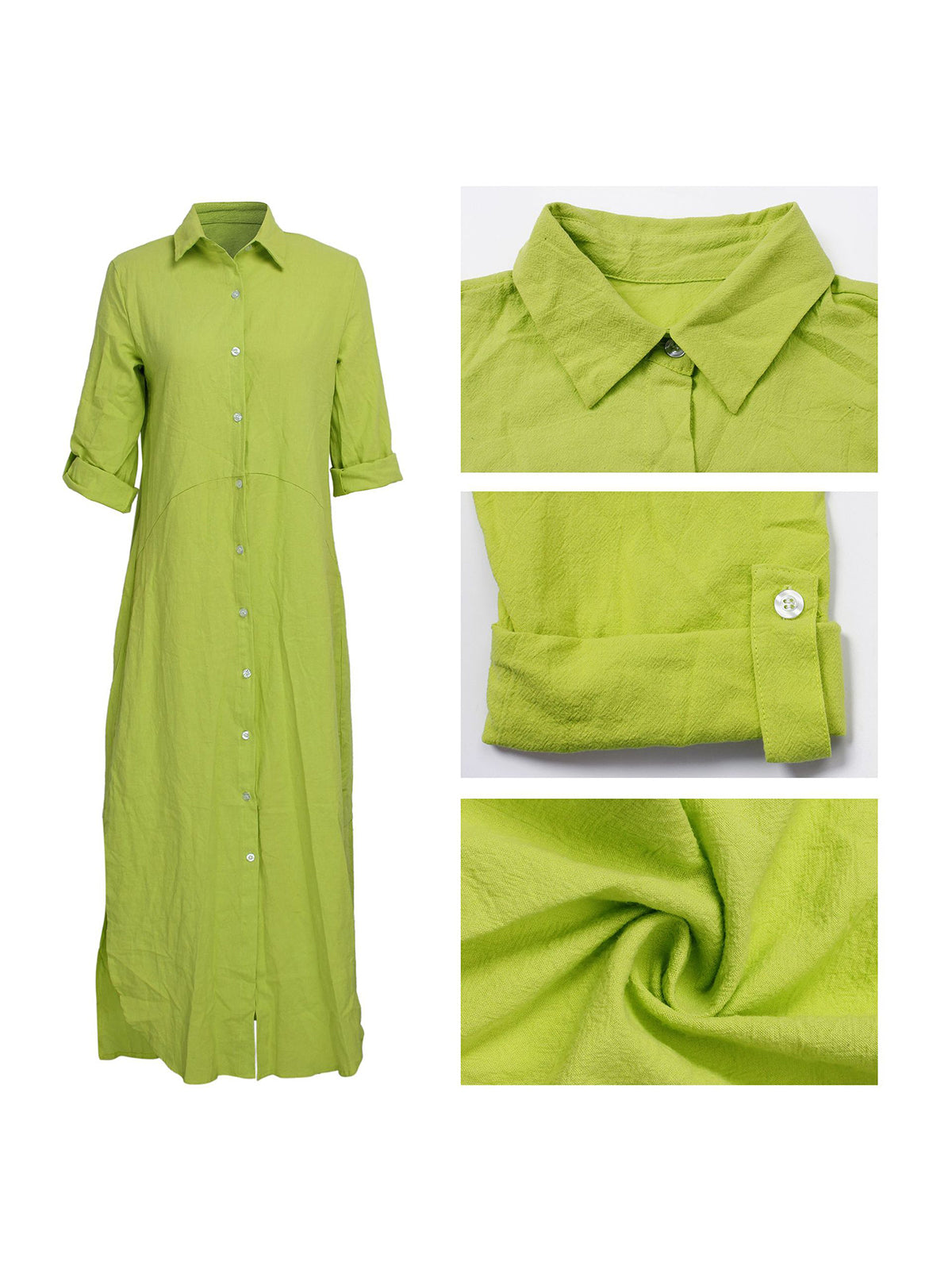 Sexy Boho Robe Loose Shirt Dress