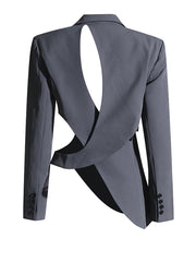 Irregular Hollow out Blazer