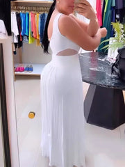 Sexy See through Backless Elastic Dress