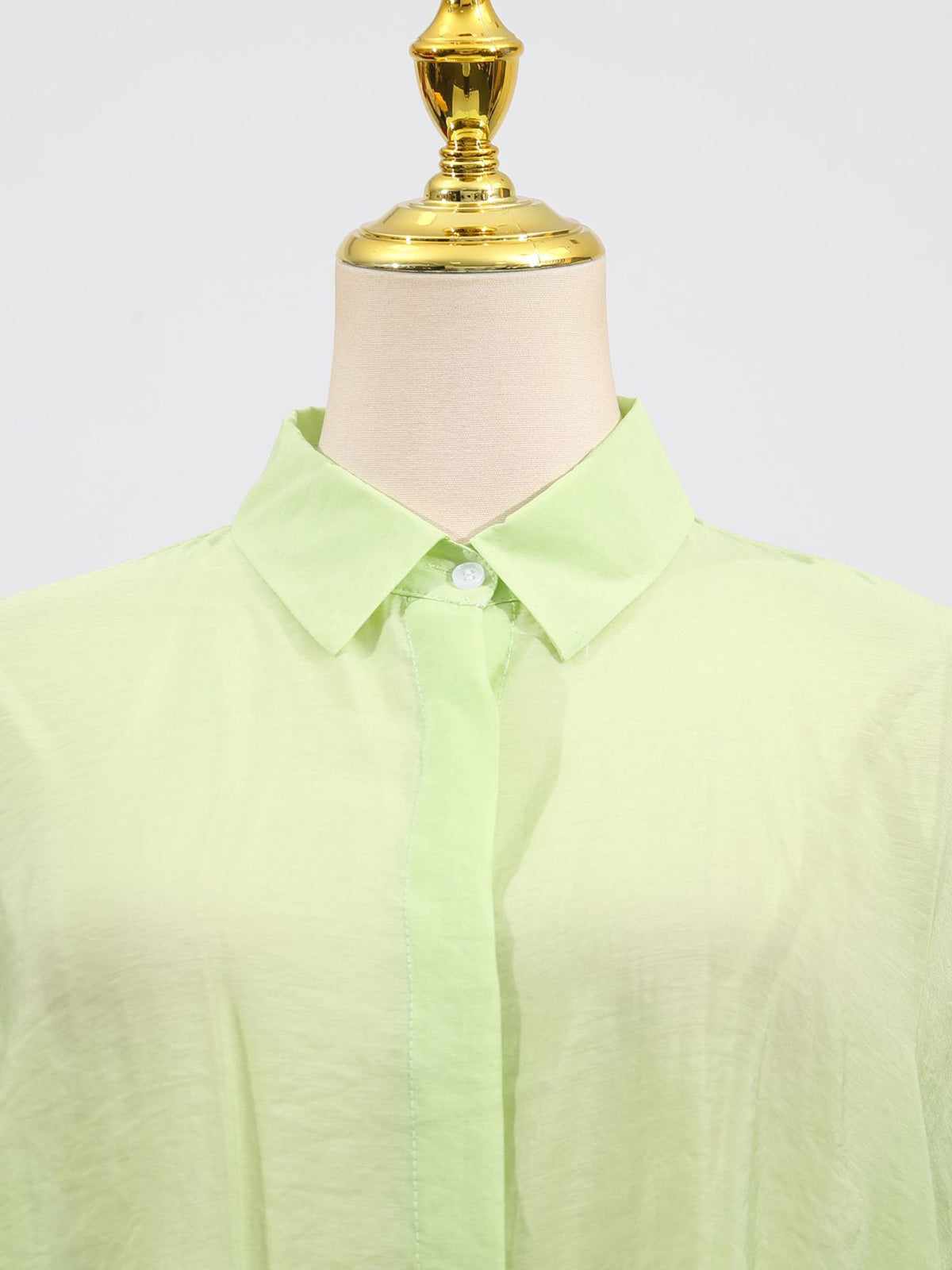 Elegant Lapel Loose Long Sleeve Office Shirts