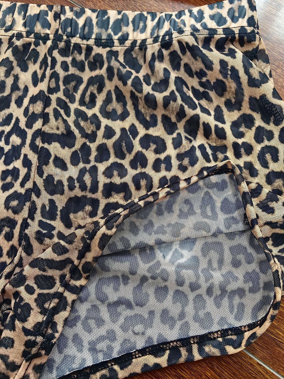 Sexy Leopard Print Sleeveless Elastic Jumpsuit