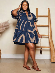 Relaxed Printed Maxi Dress
