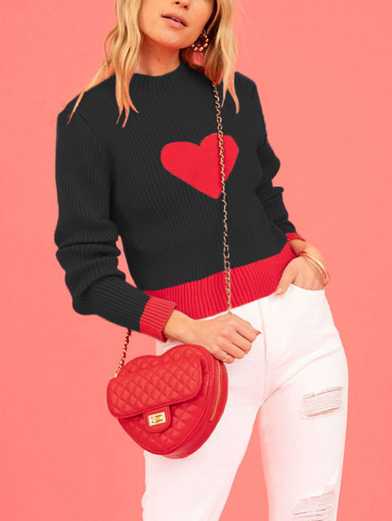 Fashion Long Sleeve Knit Pullover Sweater