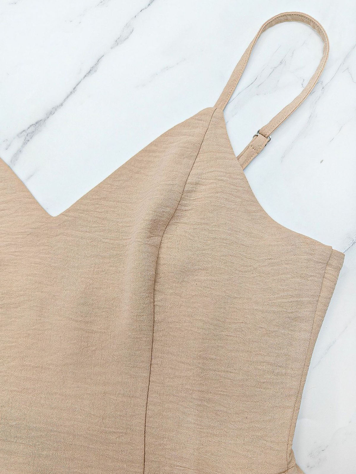Casual V-Neck Backless Spaghetti Strap Dress