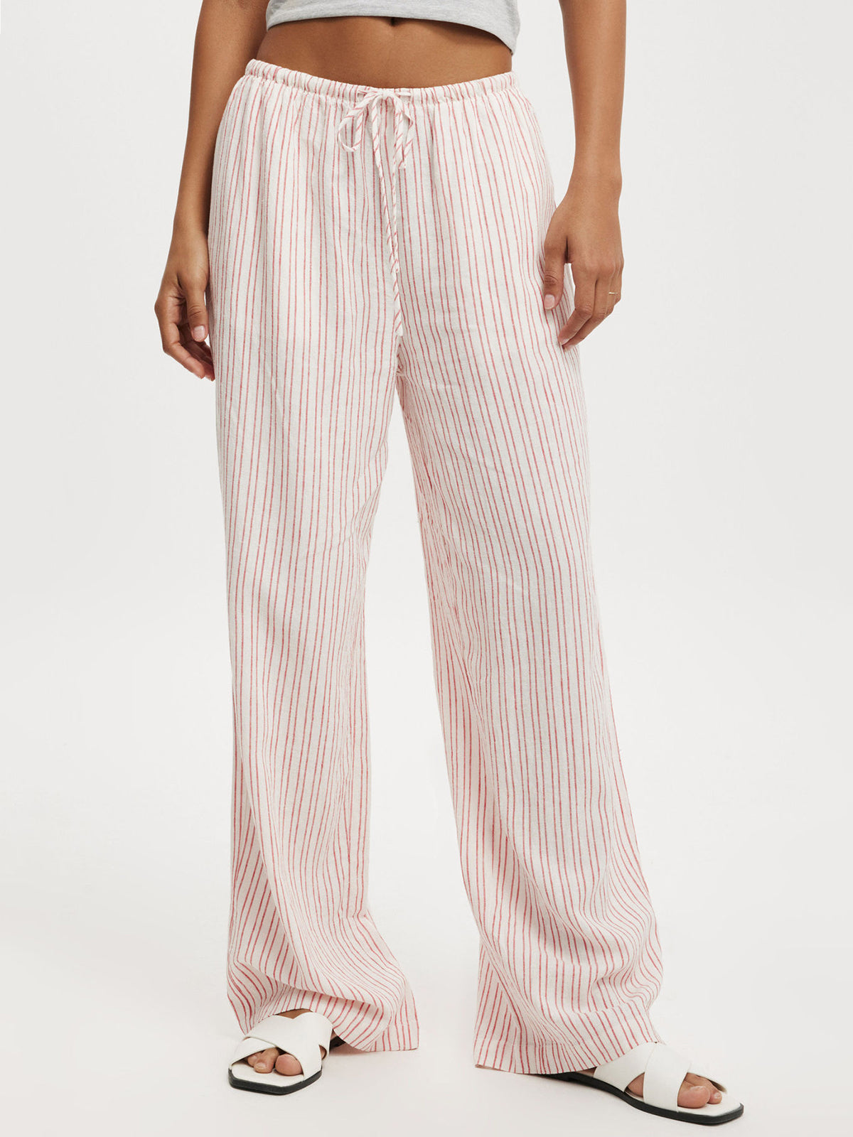 Casual Print Home Wide Leg Pants