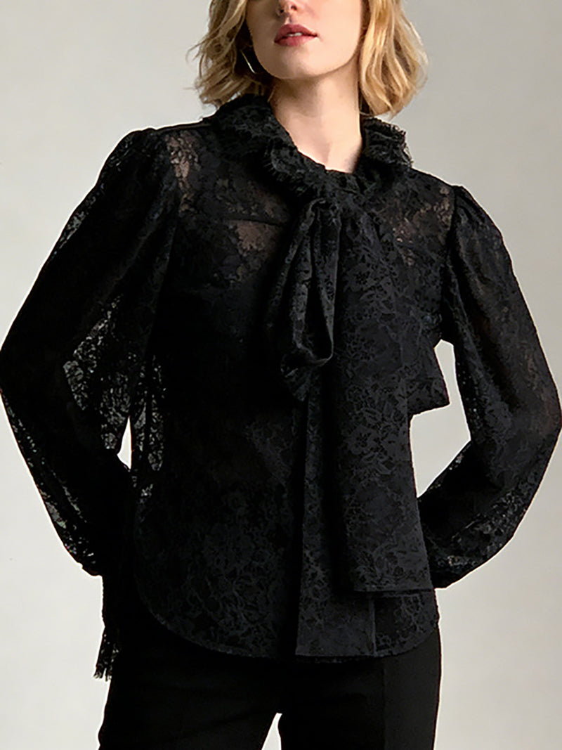 Fashion Embroidered Long Sleeve Casual Short Shirt