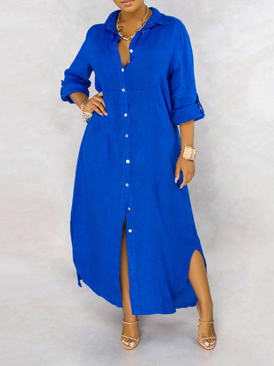 Sexy Boho Robe Blouses Shirt Dress