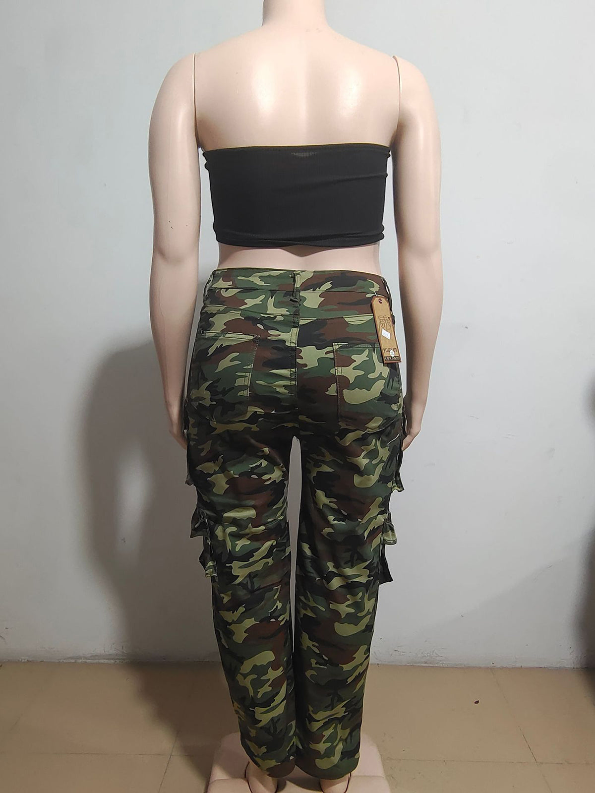 Fashion Camo Multi-pocket Casual Pants