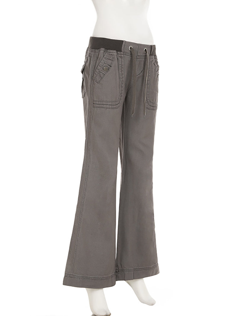 Vintage Low Drawstring Waist Jeans