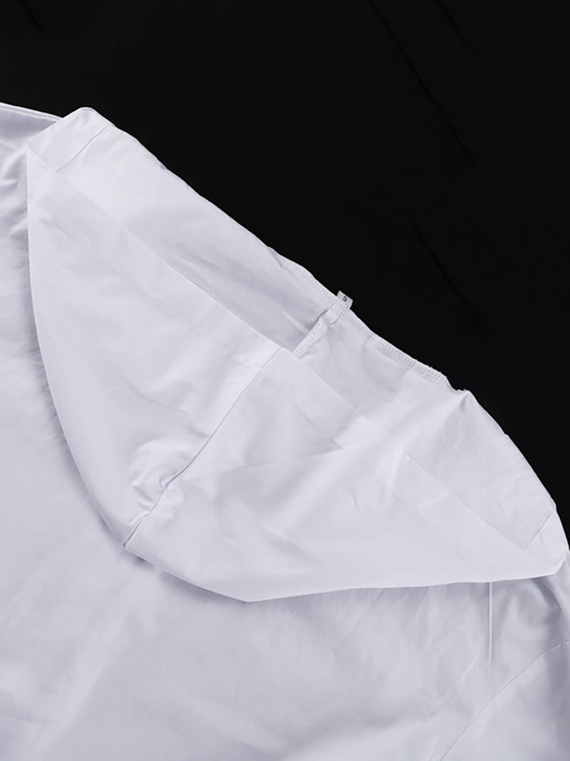 Casual Loose Hooded Shirt