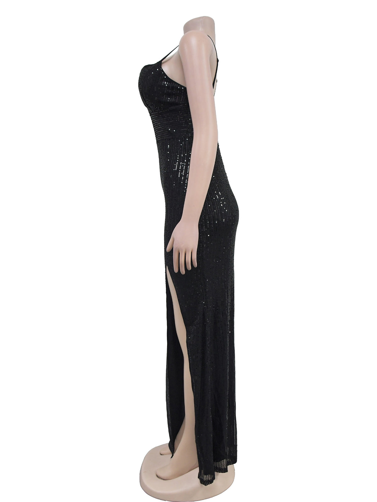 Spaghetti Strap Sequin Club Prom Cocktail Dress