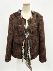 Belted Knit Cardigan Jacket-boutique