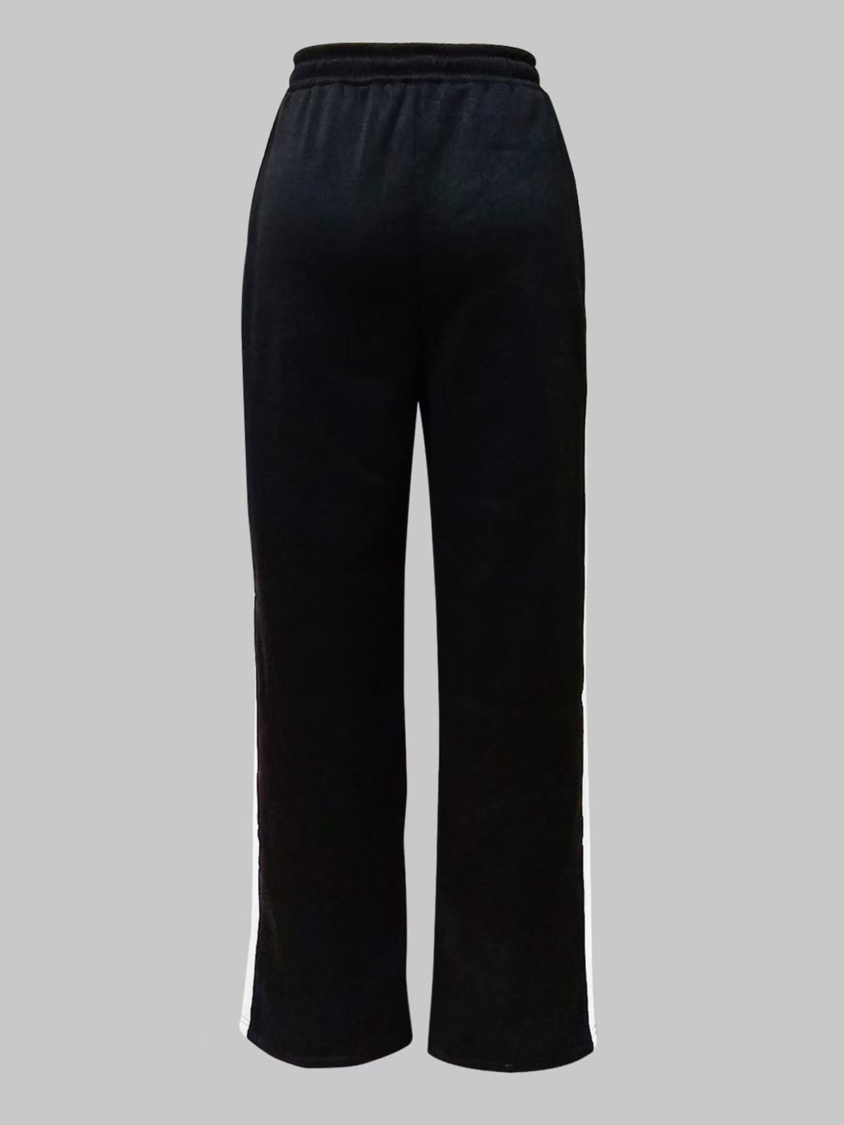 Fashion Stripe Detail High Waist Sweatpants