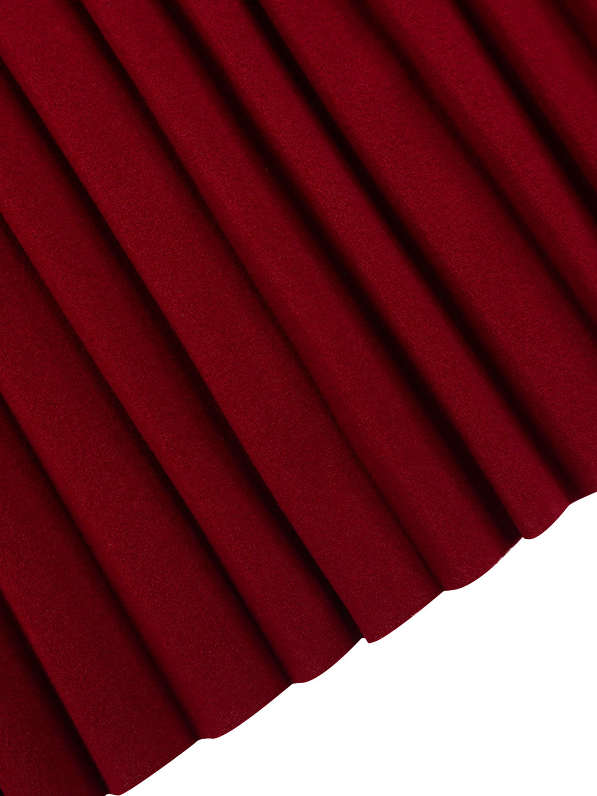 Elegant Belt Slim Pleated Midi Dress