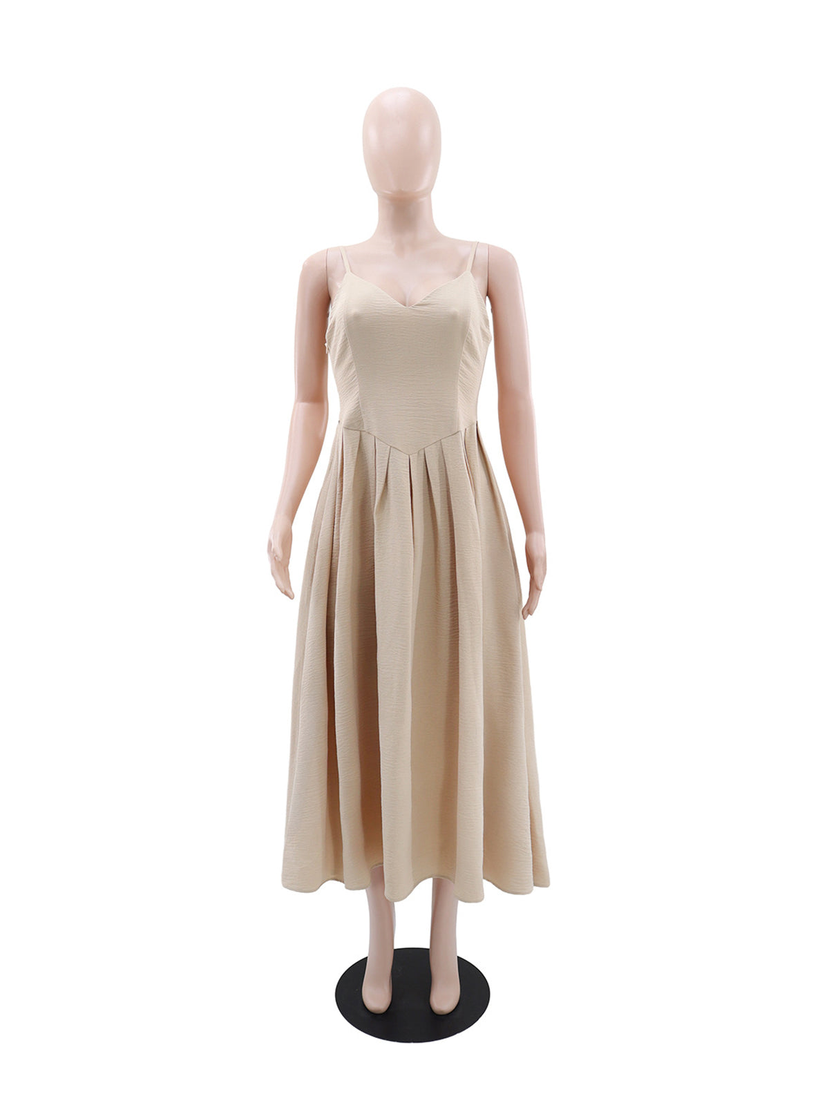 Casual V-Neck Backless Spaghetti Strap Dress