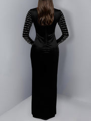 Elegant Rhinestones Party Evening Gown Dress