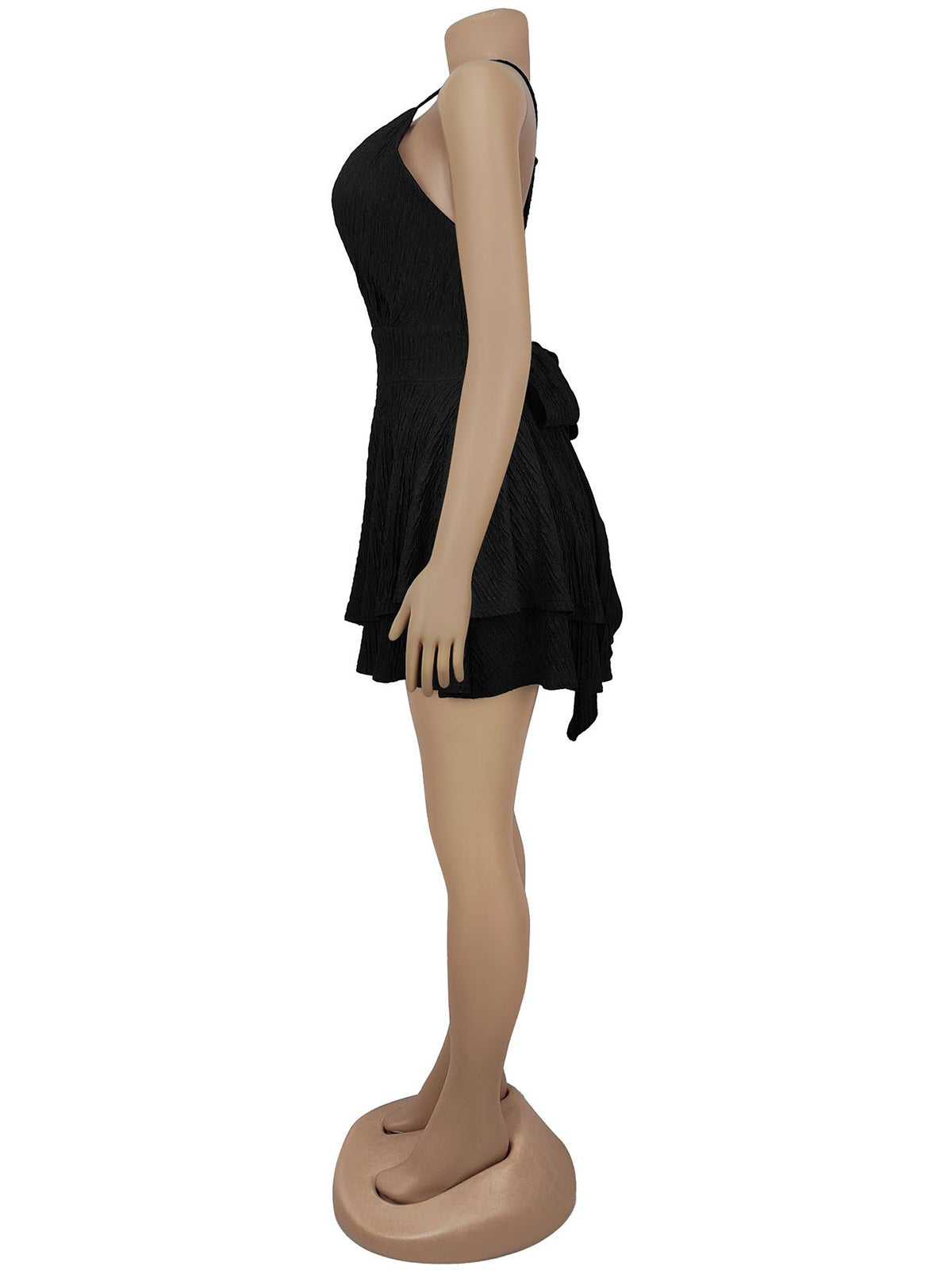 Sexy Spaghetti Straps Backless Mini Dress