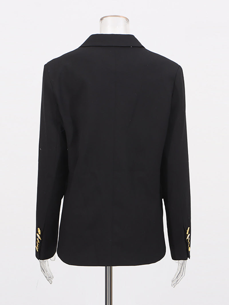Fashion Double-breasted Slim Blazer