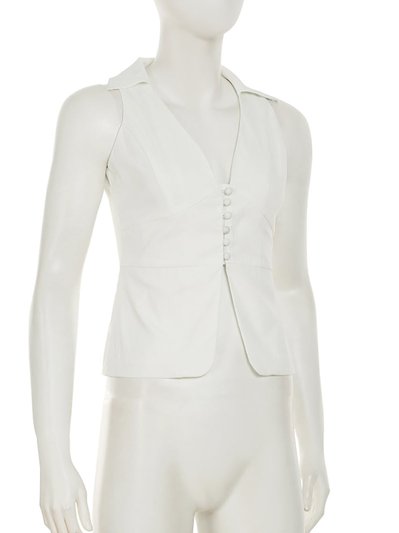 Fashion Sleeveless Shirt Vest Top